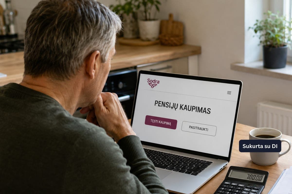 Antroji pensijų pakopa 2026–2027 metais: kiek pinigų iš tikrųjų atgaus pasitraukęs žmogus ir ko neteks senatvėje?