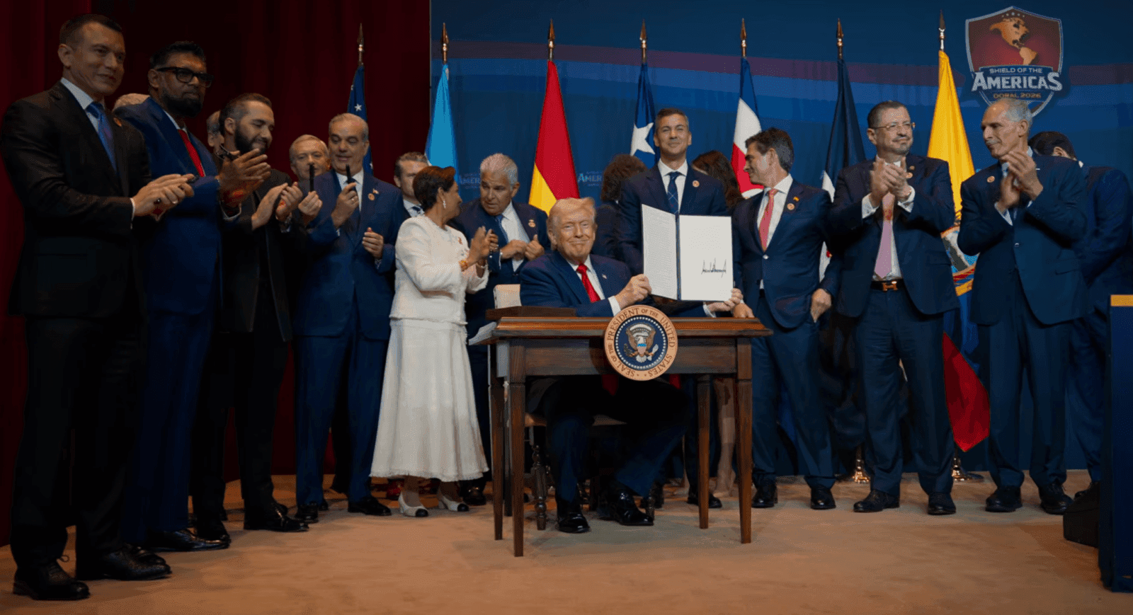 D. Trumpas paskelbė naują koaliciją prieš narkotikų kartelius
