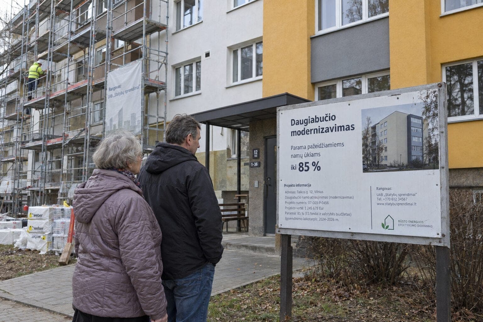 Būsto renovacija Lietuvoje: pažeidžiamiems namų ūkiams numatoma iki 85 proc. parama