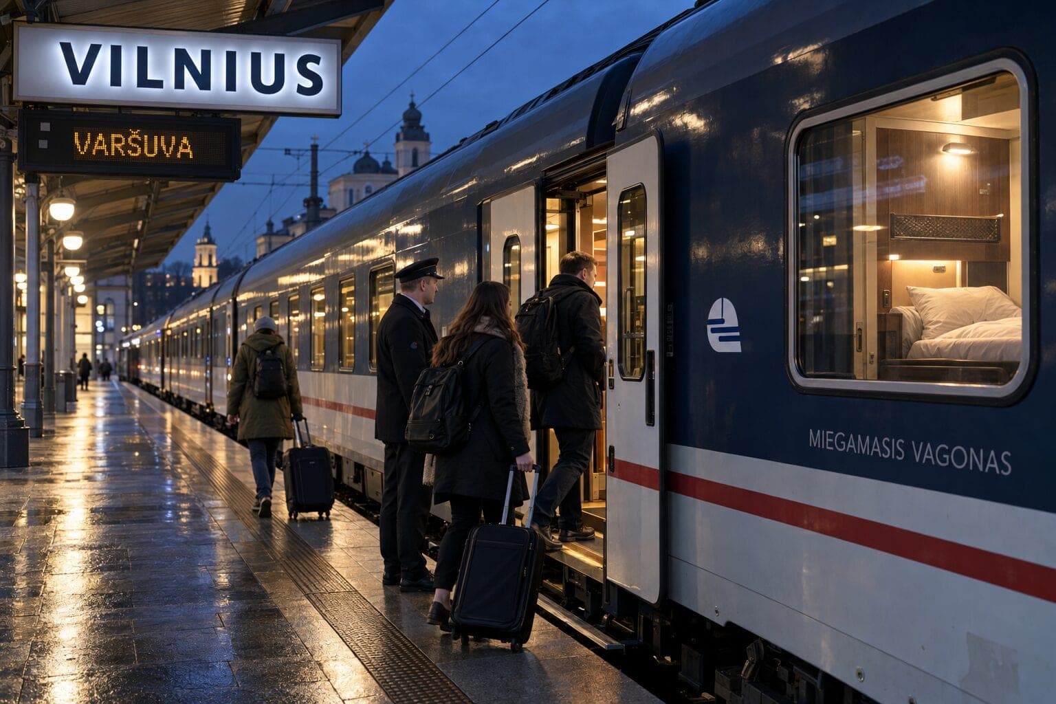 Naktiniai traukiniai Baltijos šalyse: „Rail Baltica“ ir Europos maršrutai keičia kelionių rinką