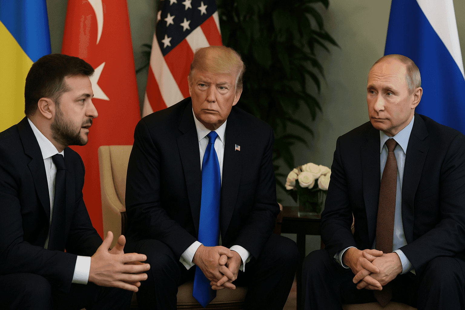 Ketvirtadienį susitikime su V. Putinu V. Zelenskis nori matyti ir D. Trumpą
