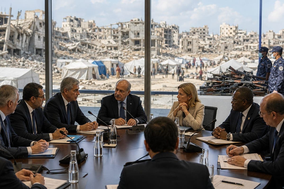Gazos paliaubos stringa dėl „Hamas“ ginklų: D. Trumpo Taikos taryba spaudžia JT Saugumo Tarybą