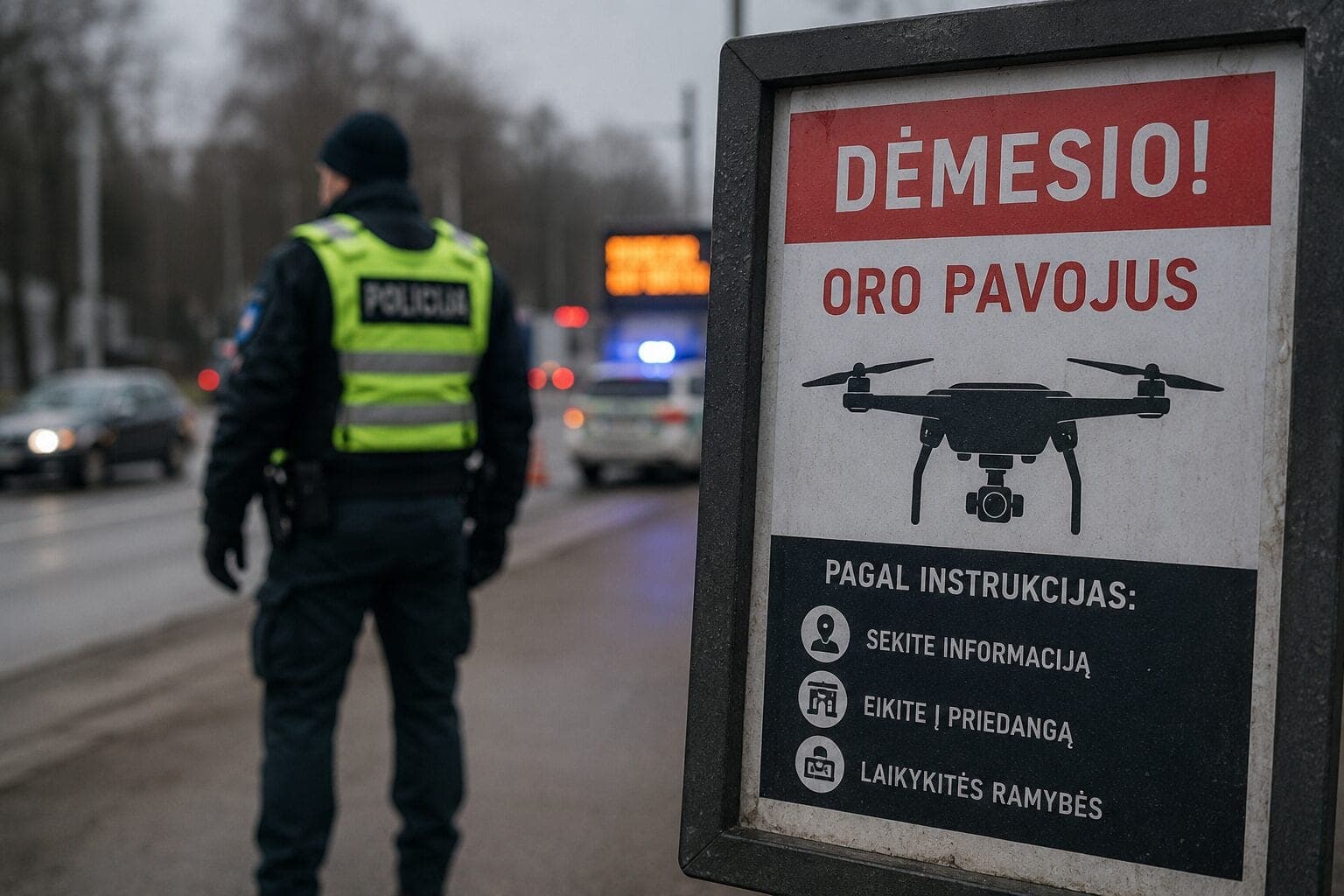 Lietuvoje – nauja realybė: po dar vieno drono grėsmės prabilta apie rimtas spragas
