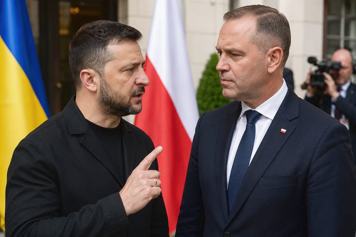 V. Zelenskis perspėja Varšuvą: Lenkijos ir Ukrainos konfliktas gali baigtis pavojinga eskalacija