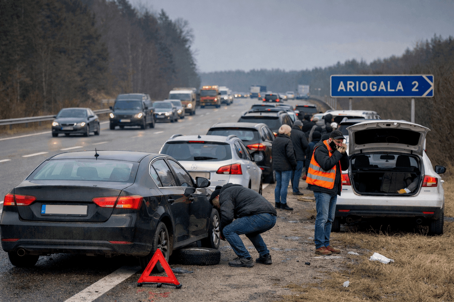 Gyventoja pašiurpo: A1 automagistralės būklė – „tiesiog apverktina“