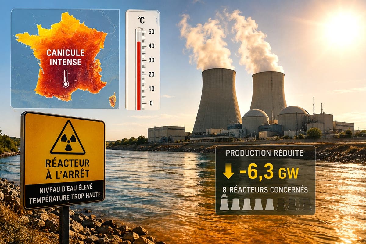 Prancūzijos branduolinę energetiką stabdo karštis: upės tapo per šiltos reaktoriams aušinti
