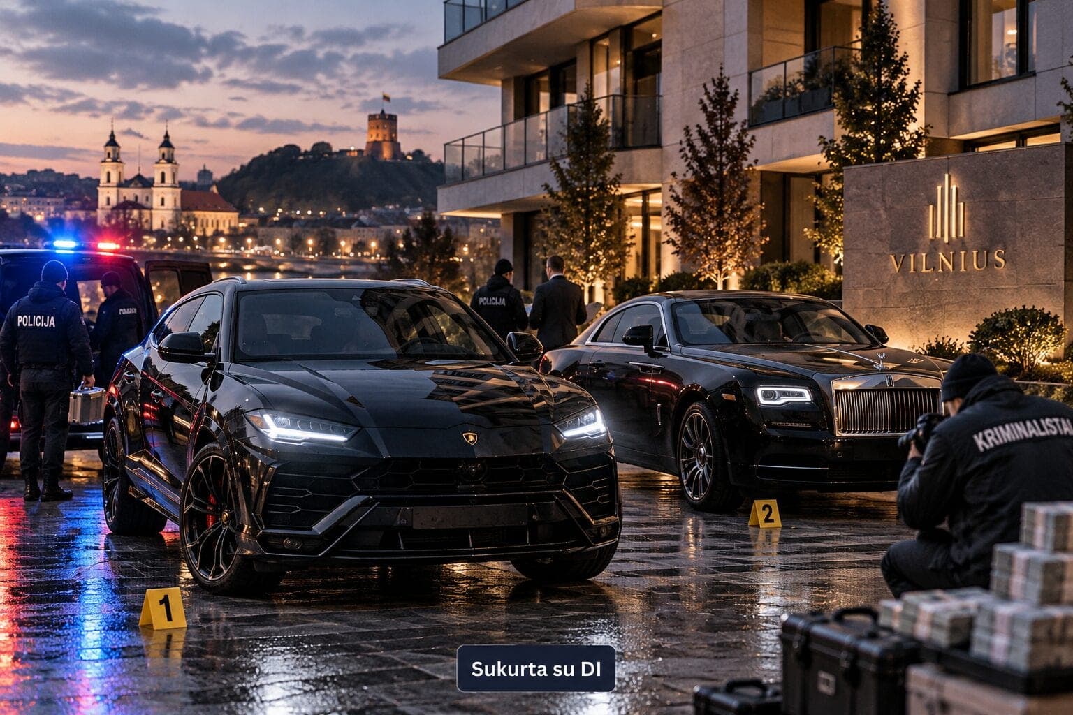 „Lamborghini“, „Rolls-Royce“ ir milijoniniai butai – teisėsauga narplioja 21 mln. eurų schemą