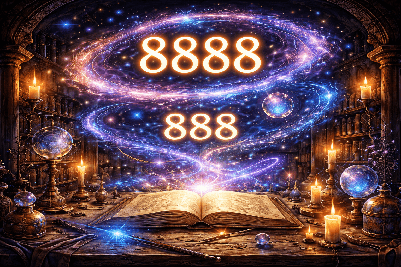 Jei matote pasikartojančius 888 arba 8888, visata praneša apie apdovanojimus