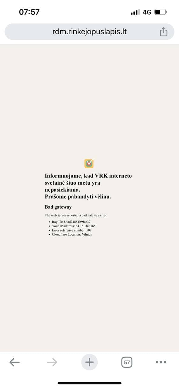 Parašų rinkimų tiesiojoje – vėl neveikiantis „Rinkėjo puslapis“ ir sistemos trikdžiai