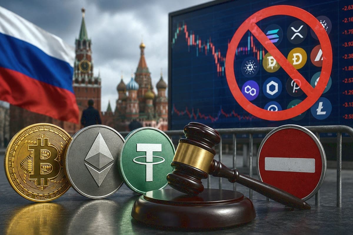 Rusija užveržia kriptovaliutų rinką: paprastiems investuotojams gali likti tik BTC, ETH ir USDT