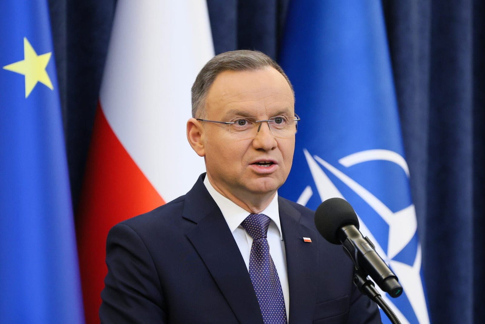 Lenkijos prezidentas sako, kada Rusija gali pulti NATO