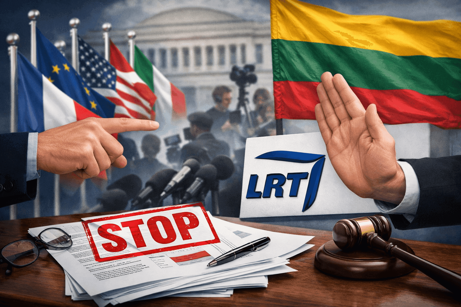 Spaudimas Lietuvai ir iš BBC: dėl LRT – raginimas išbraukti įstatymo projektą iš darbotvarkės