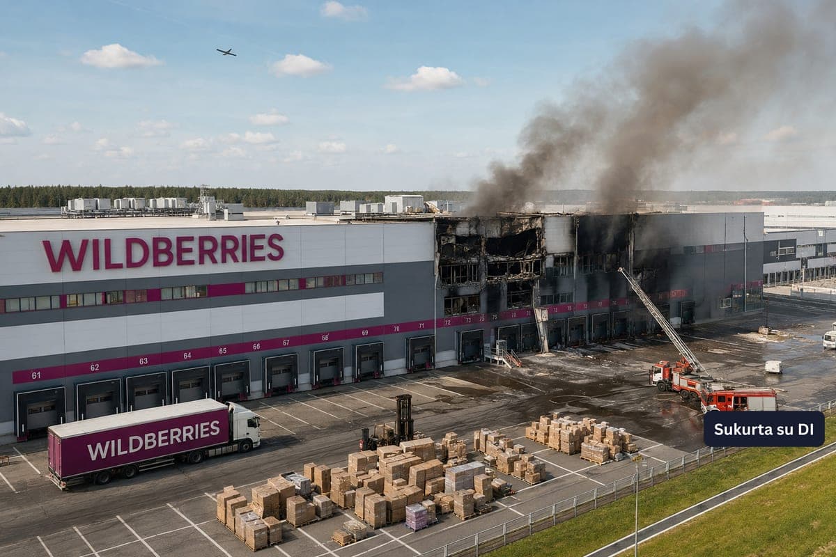 Ukraina smogė į Rusijos „Amazon“: kodėl sandėlių tinklas tapo nauju karo taikiniu
