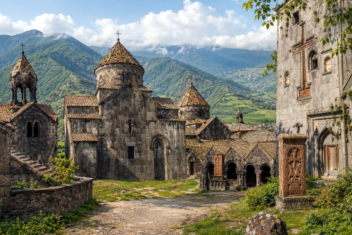 UNESCO pasaulio paveldas: Haghpato ir Sanahino vienuolynai – Armėnijos akmens akademijos Lori kalnuose