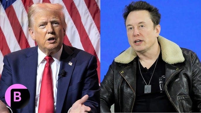 D. Trumpas paskelbė apie neišvengiamą E. Musko atsistatydinimą