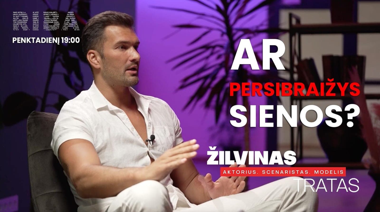 Ž. Tratas laidoje „Riba“: pokalbis apnuogino jautriąją pašnekovo pusę, gyvenimo klystkeliuose ieškančią teisybės