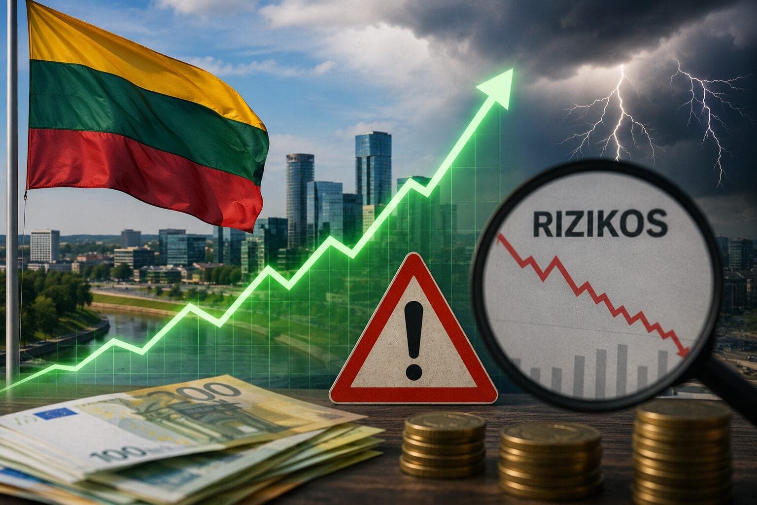 Lietuvos ekonomika stebina, bet ekspertai jau mato artėjančias rizikas?