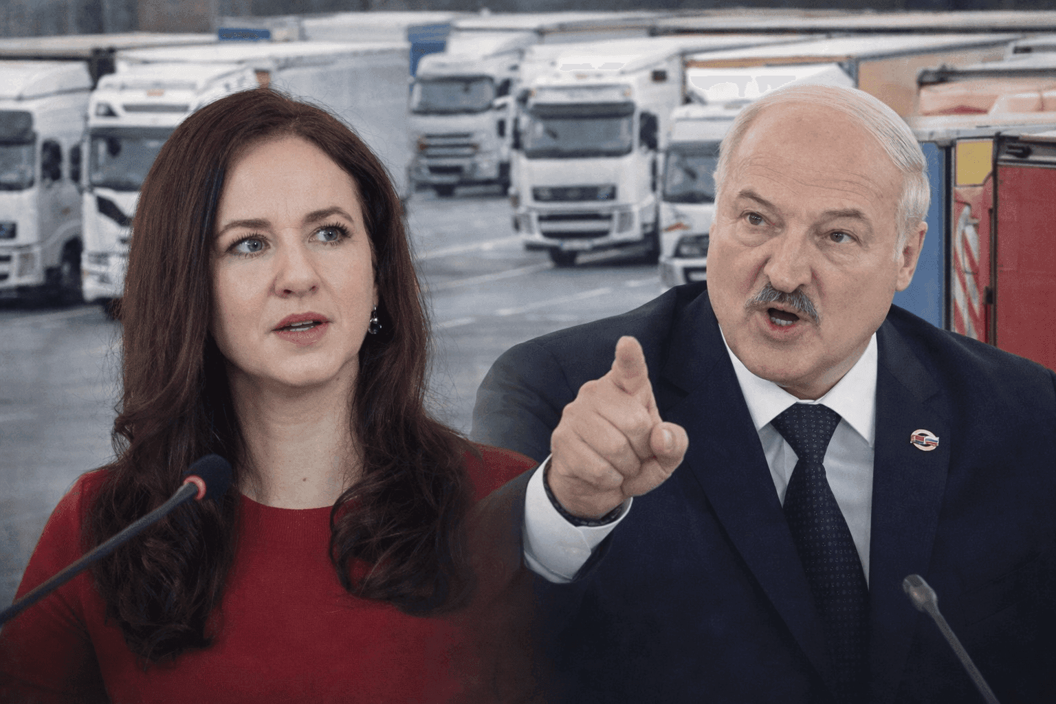 Ruginienei kirtus apie kompensacijas vežėjams, Lukašenka įgėlė: „nusispjauti ant savo žmonių“