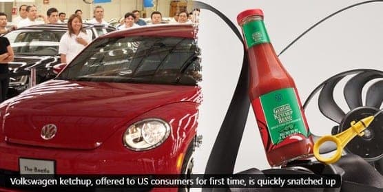 „Volkswagen“ amerikiečiams pasiūlė savo kečupą