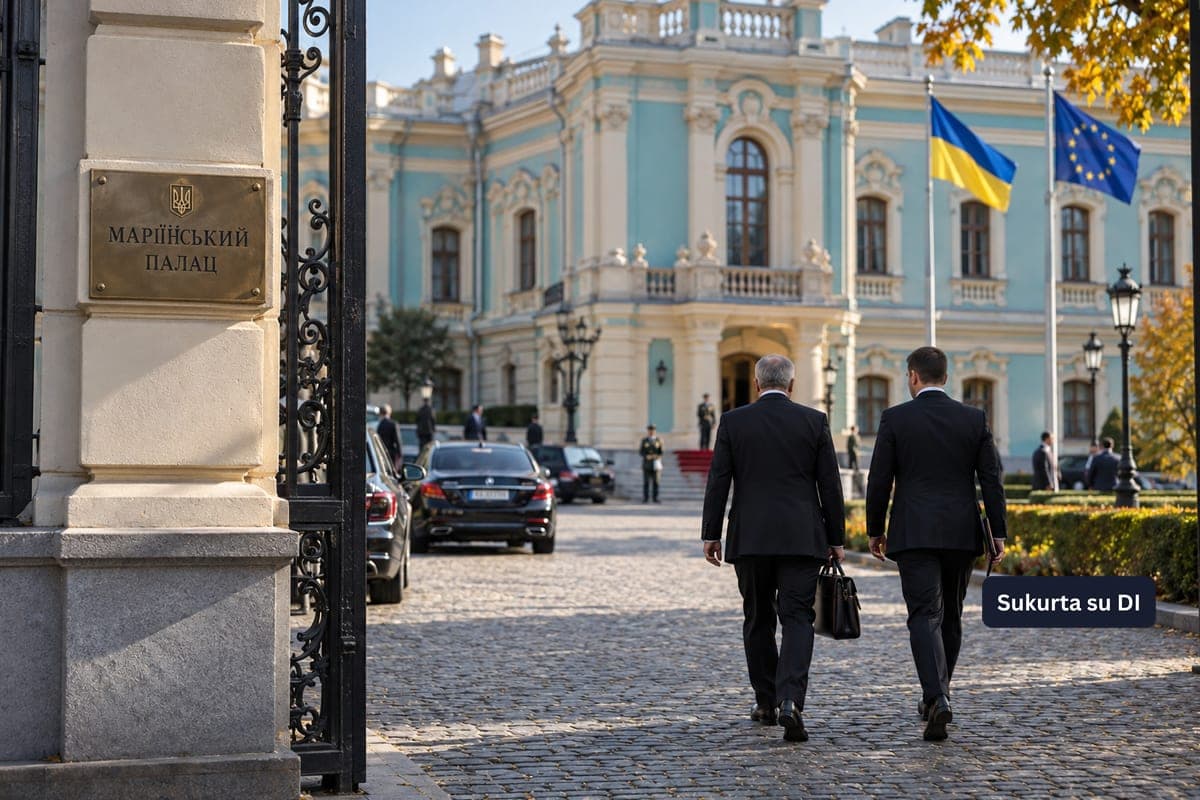 D. Trumpas po Kyjivo konsultacijų ketina skambinti V. Putinui ir V. Zelenskiui