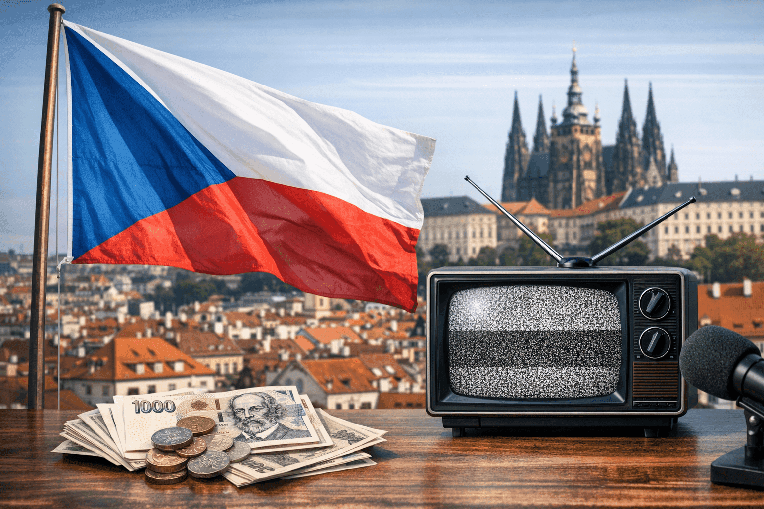 Čekijoje televiziją finansuoja patys gyventojai, bet valdžia nori šį mokestį panaikinti