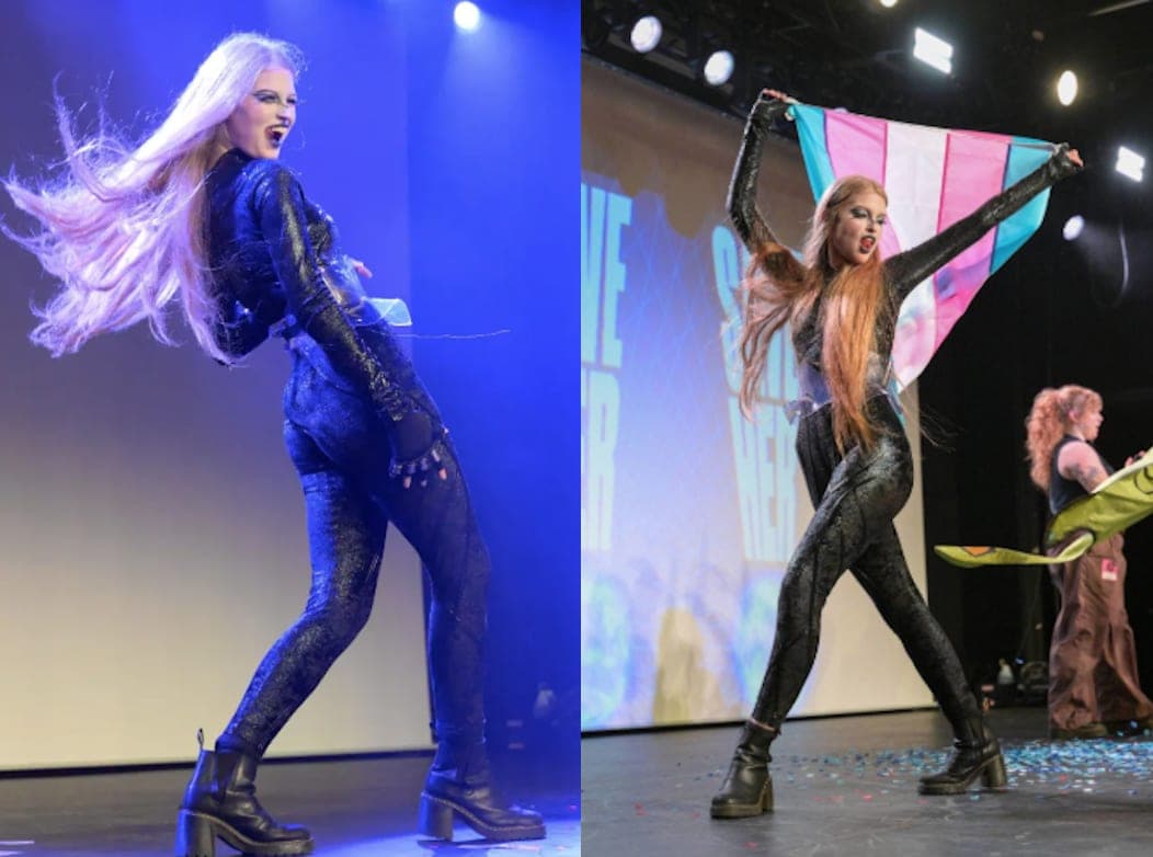 Elono Musko translytė dukra pasirodė Drag šou scenoje