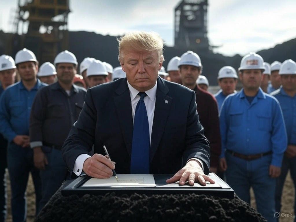 „Gražių ir švarių“ anglių naudojimas JAV: D. Trumpas siekia sugrąžinti anglies dominavimą
