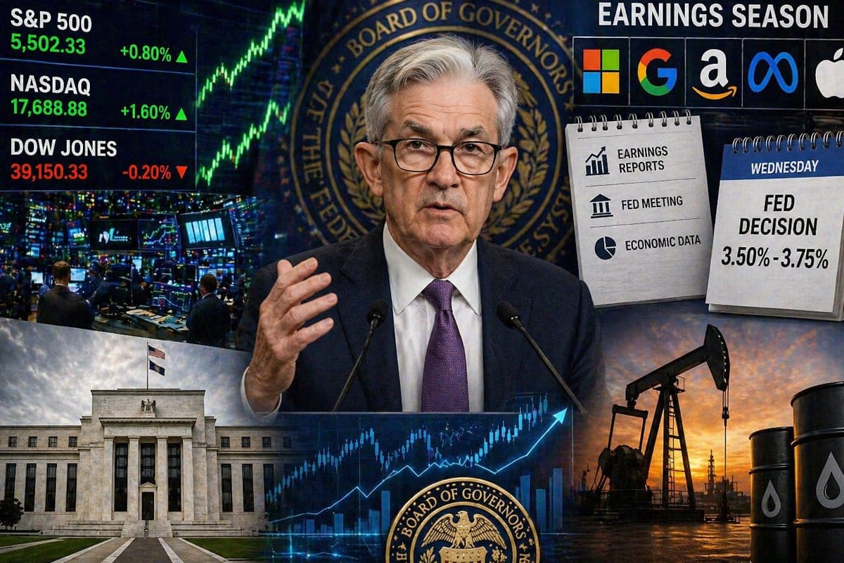 Investuotojai laukia technologijų milžinų rezultatų ir FED sprendimo