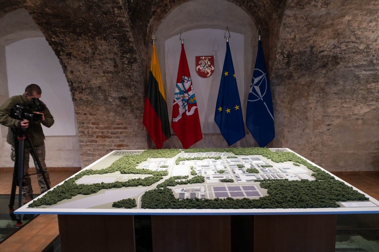 L. Kasčiūnas pristatė Rūdninkų karinio miestelio vystymo planą
