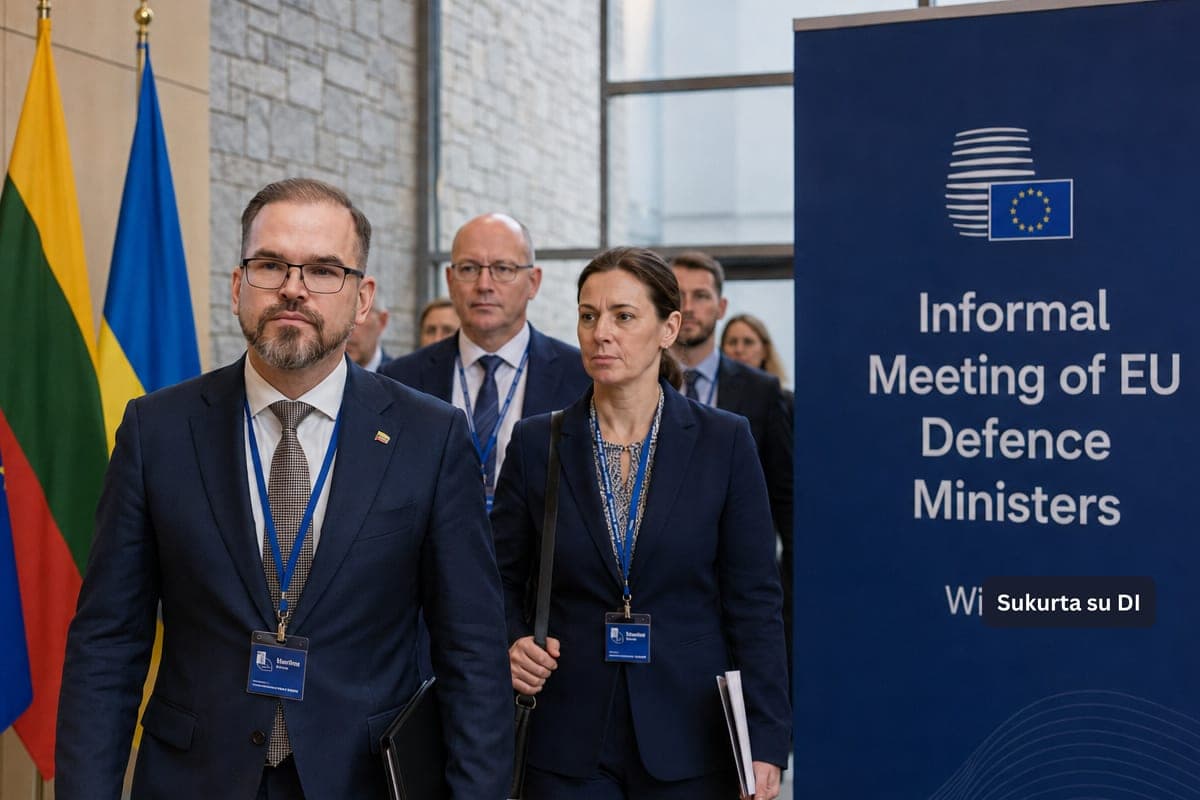 Lietuva ES gynybos ministrų susitikime: Ukrainos ginklavimas, gynybos pramonė ir Europos saugumas