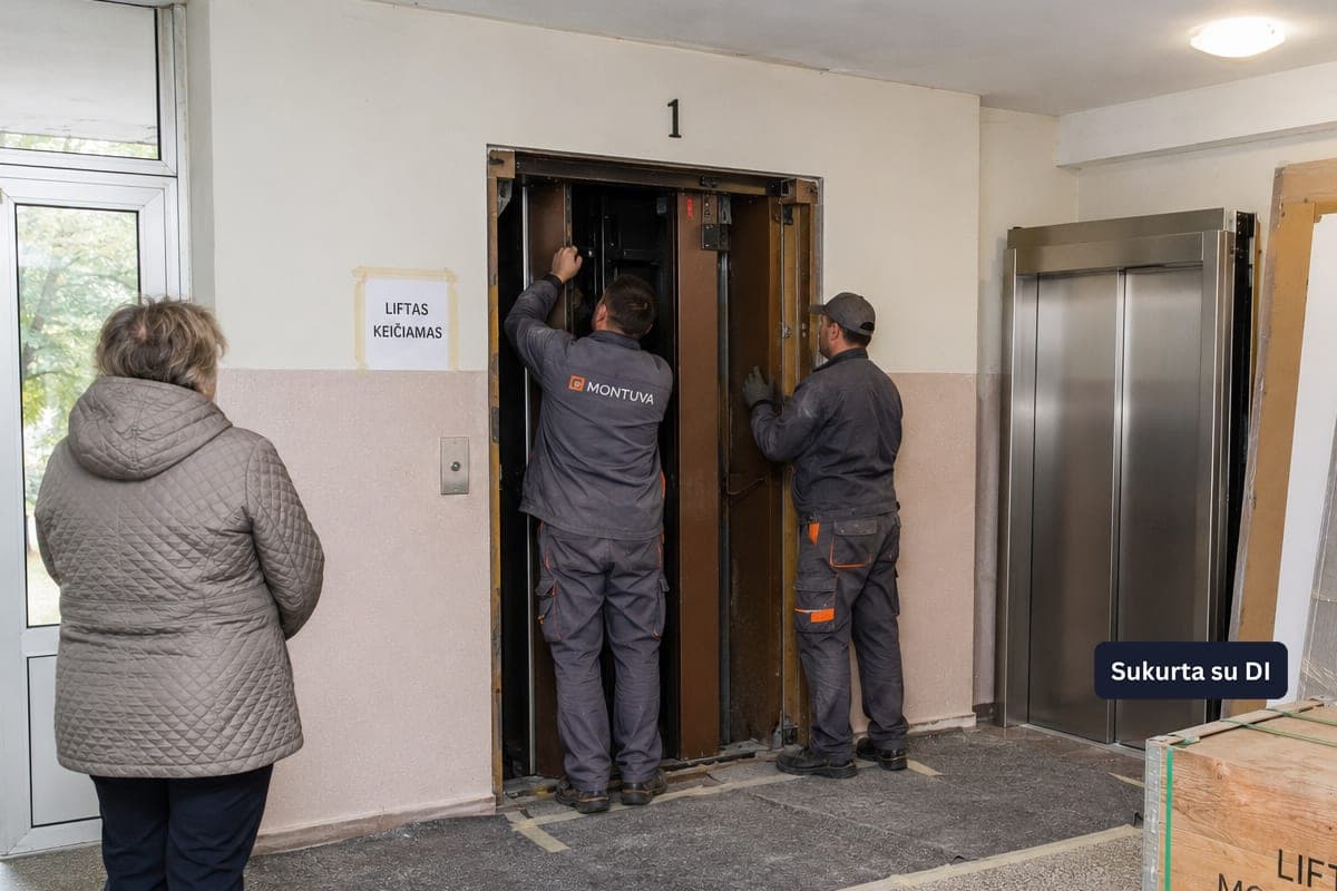 Liftų senėjimo sąskaita: tūkstančių Lietuvos daugiabučių laukia brangus įrangos keitimas
