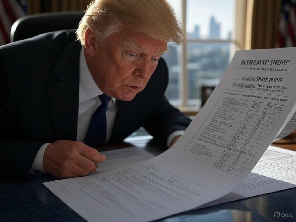 D. Trumpas sutinka pratęsti ES prekybos derybas po grasinimo 50 proc. tarifu