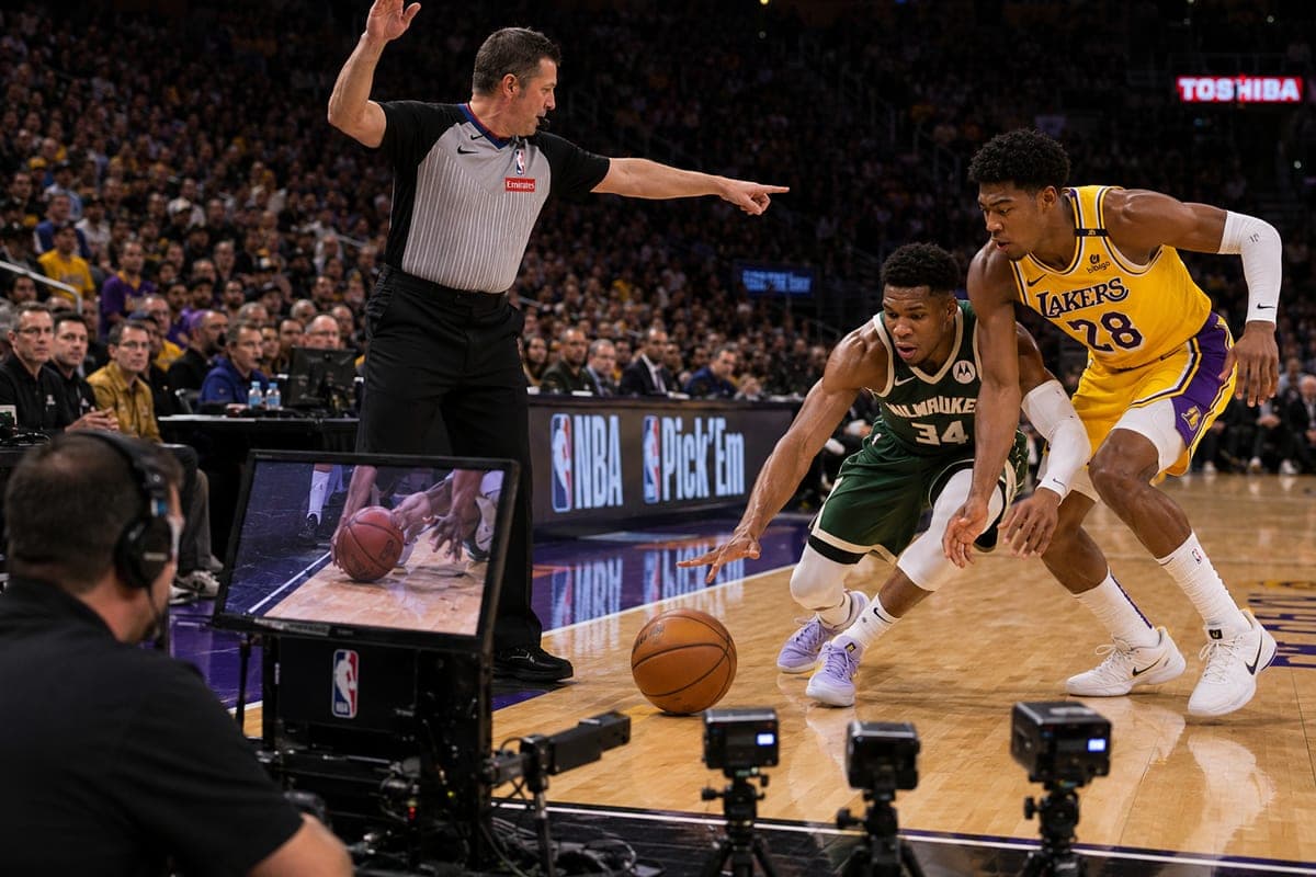 NBA ruošia DI teisėjus: užribio ginčus spręs išmanios kameros, o ne žmonės prie monitoriaus