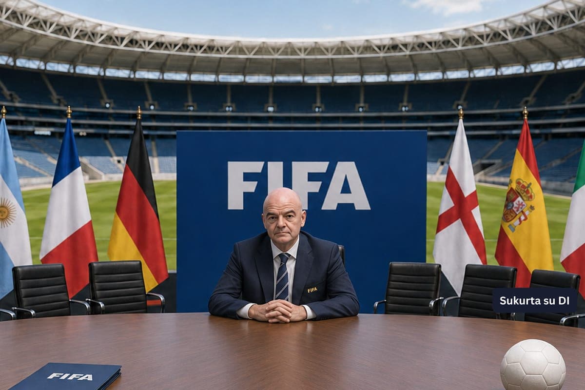 Milijardinis sandoris atsisuko prieš G. Infantino: prasidėjo kova dėl FIFA valdžios