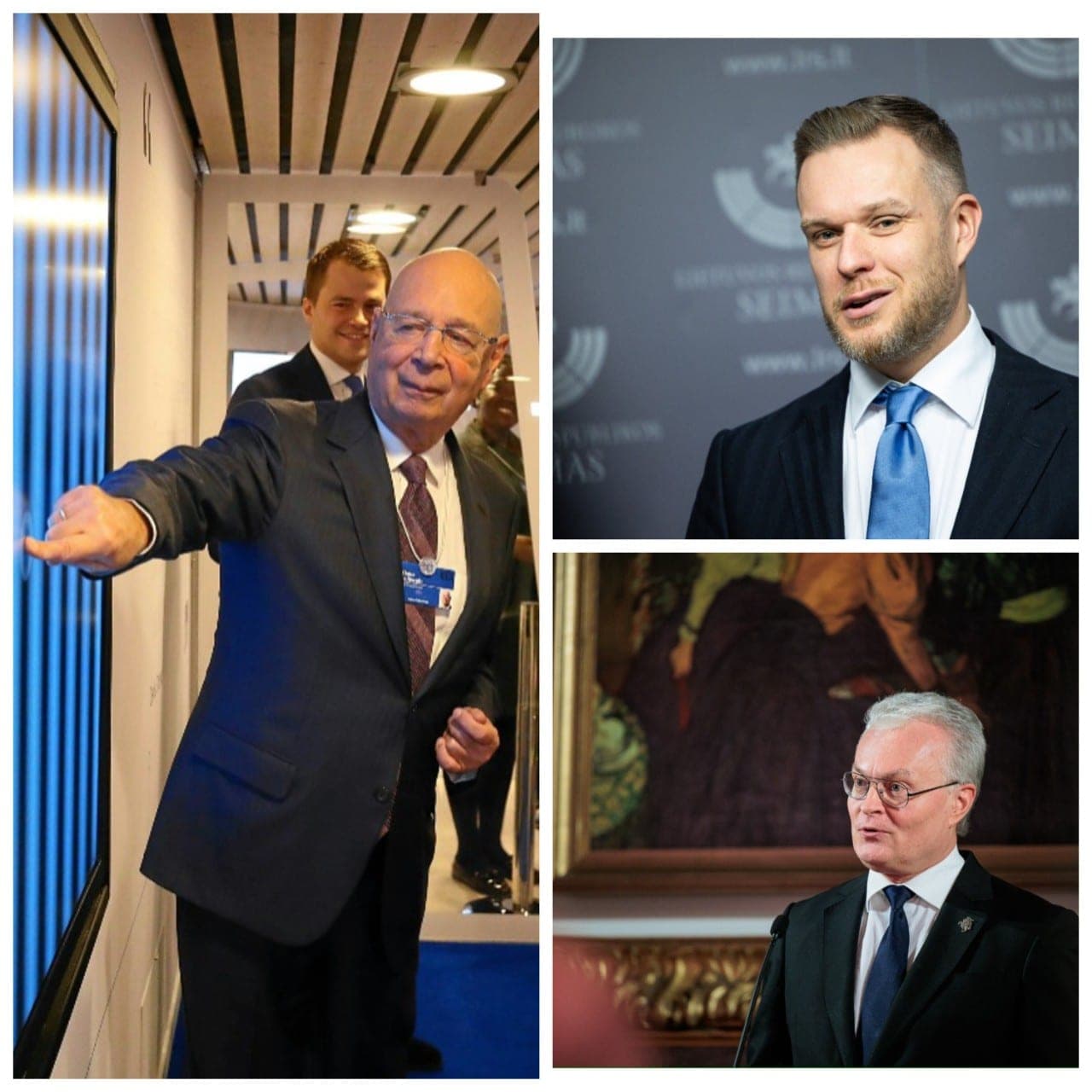 G. Nausėda kartu su G. Landsbergiu dalyvaus K. Švabo forume