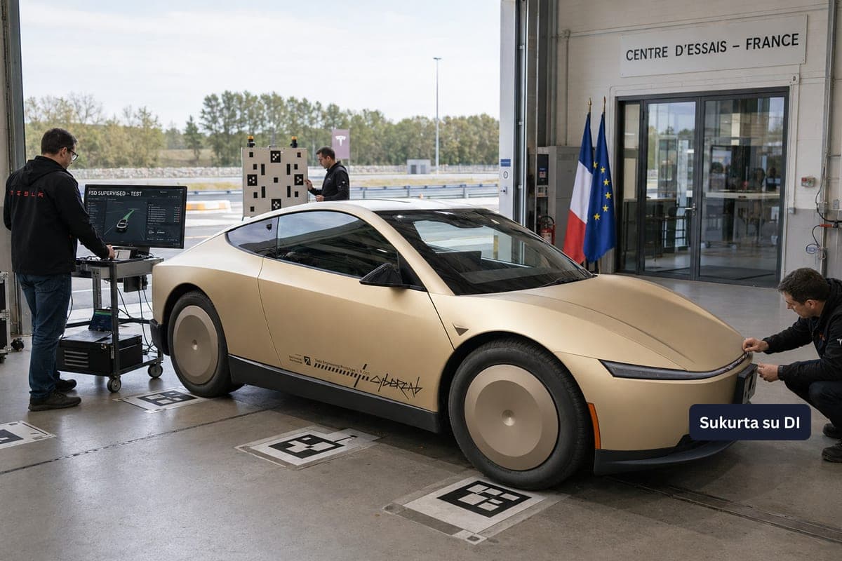 Prancūzija pradėjo bandyti „Tesla“ Full Self-Driving sistemą, nors liepą ją vadino pernelyg rizikinga