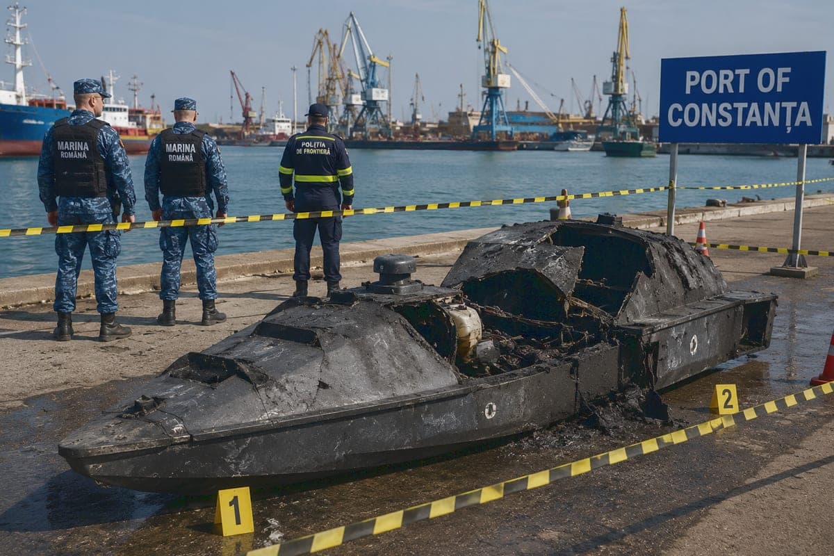 Juodoji jūra beldžiasi į NATO vartus: Konstancos uoste sprogo karinis jūrinis dronas