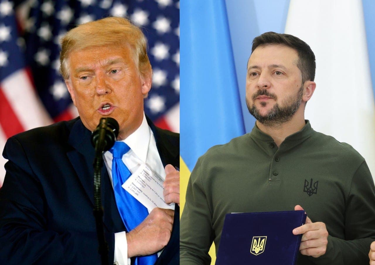 V. Zelenskis ir D. Trumpas kalbėjosi telefonu: ką jie aptarė?
