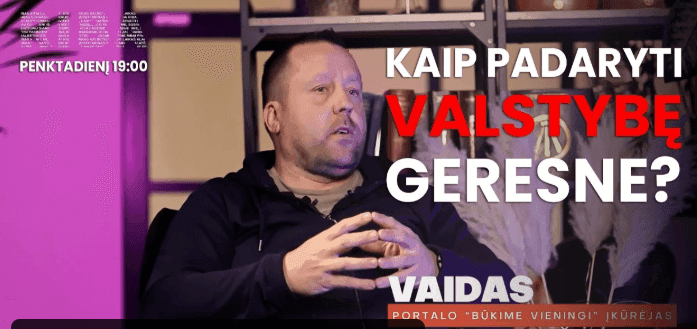 Vaidas Žemaitis Lekstutis laidoje „Riba“: yra daug būdų, kaip apeiti sistemą