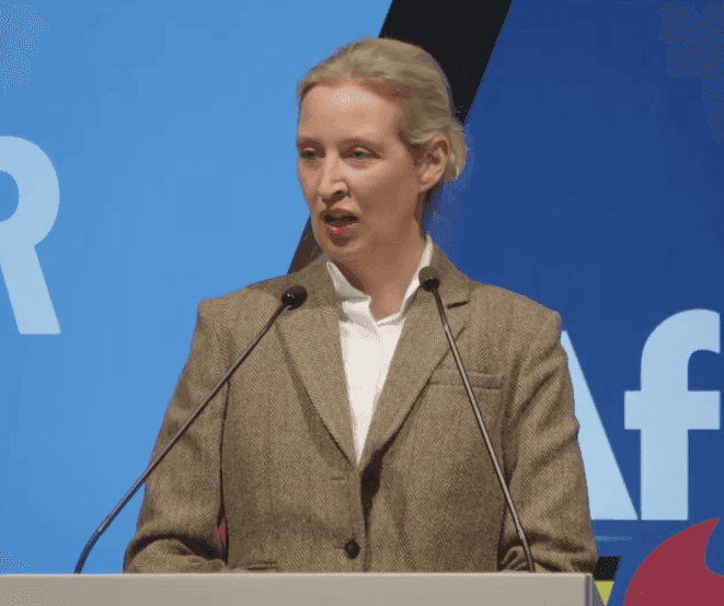 Alice Weidel: Ukraina ir Zelenskis turi atlyginti žalą dėl susprogdinto „Nord Stream“