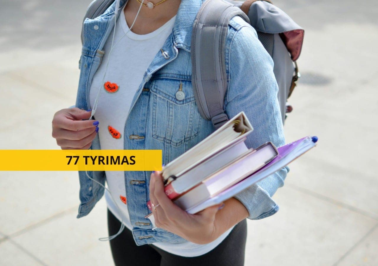 77 tyrimas: nemokamas mokslas - Eduka, Tamo, vadovėliai, pratybos - vienose rankose?