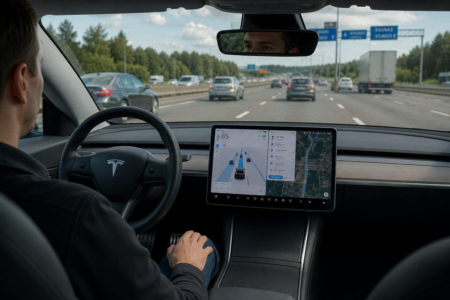 Automobilis vairuoja pats, bet atsakysite jūs: kas keičiasi Lietuvos keliuose