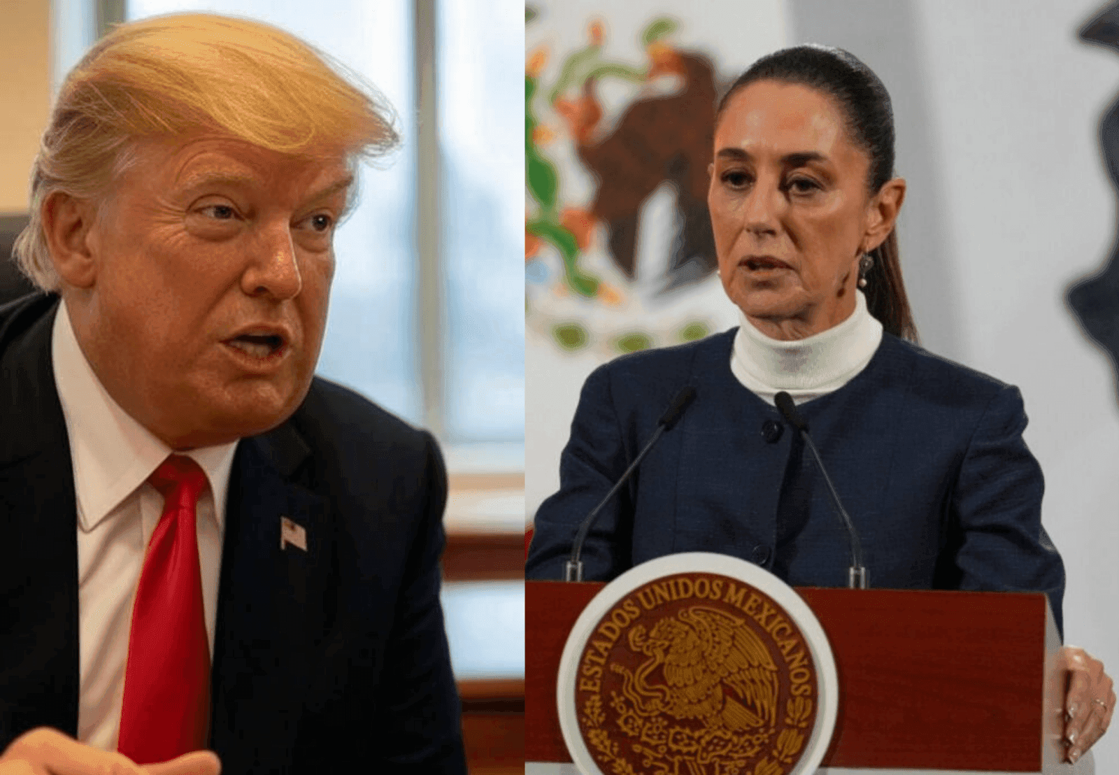D. Trumpas grasina Meksikai: didesni tarifai ir net galimos sankcijos