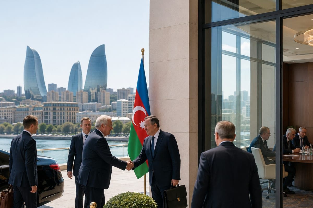 Baku vyko slapti buvusių Vokietijos ir Rusijos pareigūnų susitikimai: kalbėta apie karo Ukrainoje pabaigą