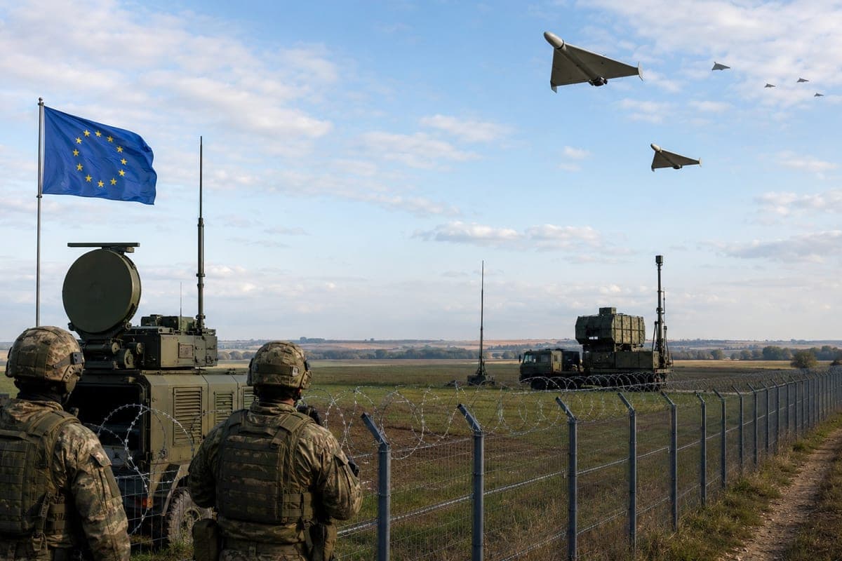 Europos „dronų siena“ stringa: šalys sutaria dėl grėsmės, bet ginčijasi dėl kontrolės