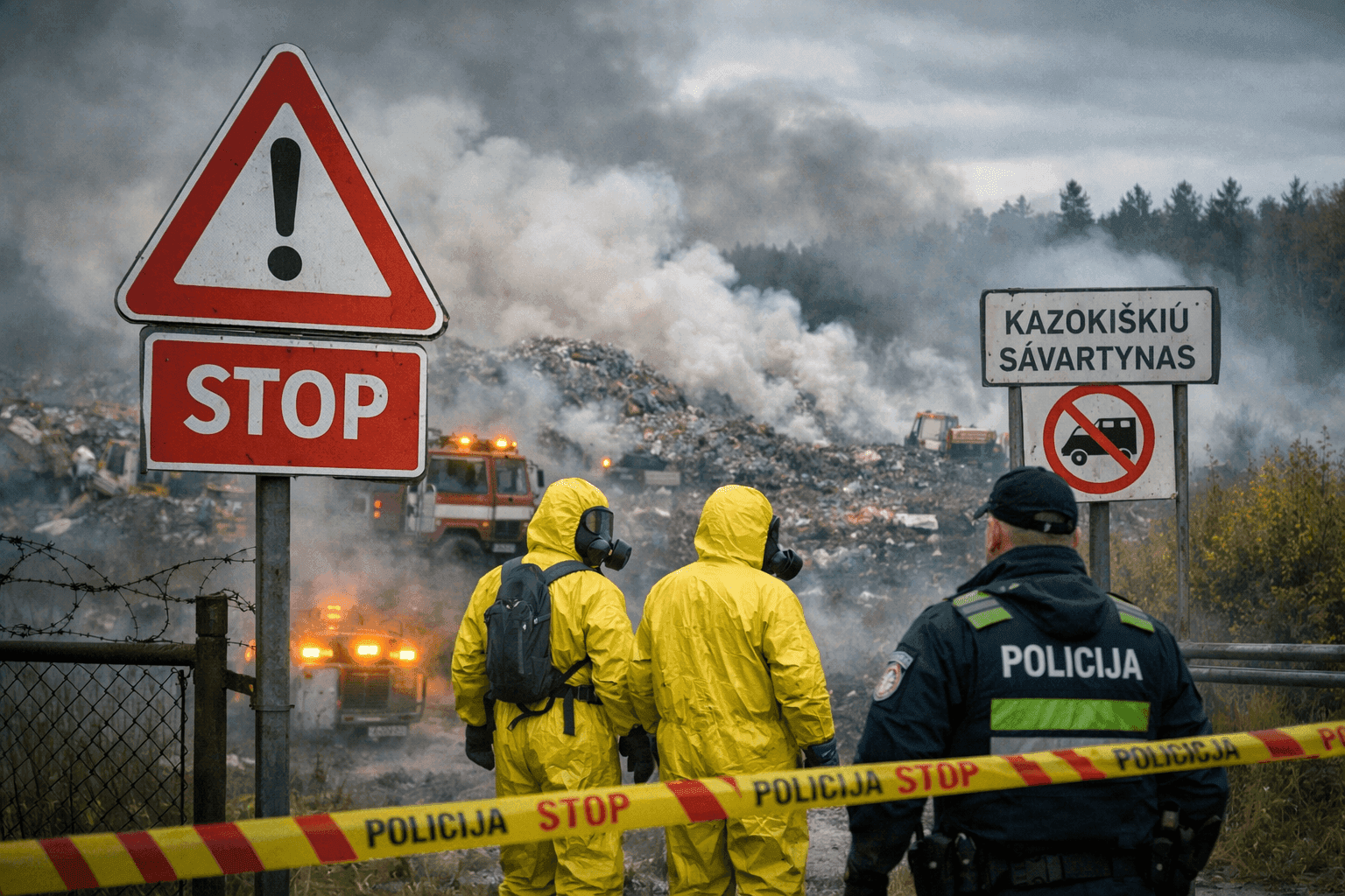 Elektrėnuose – ekstremali situacija ir planai stabdyti Kazokiškių sąvartyną