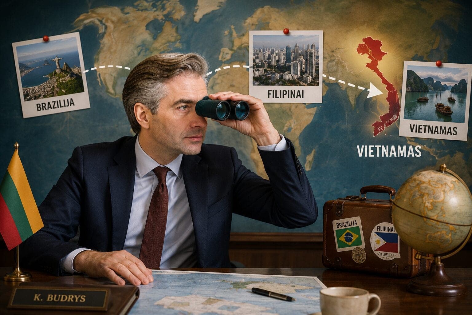 Po Brazilijos ir Filipinų – K. Budrio žvilgsnis krypsta į Vietnamą