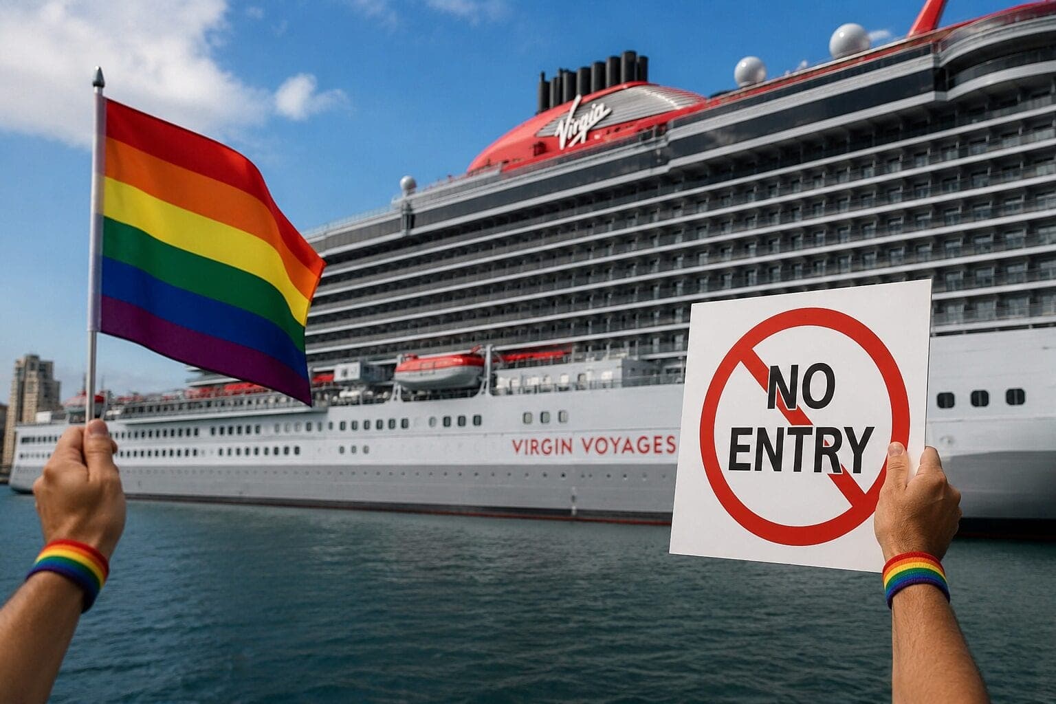 Po Turkijos smūgio – dar vienas draudimas: Egiptas neįsileido LGBTQ+ kruizinio laivo