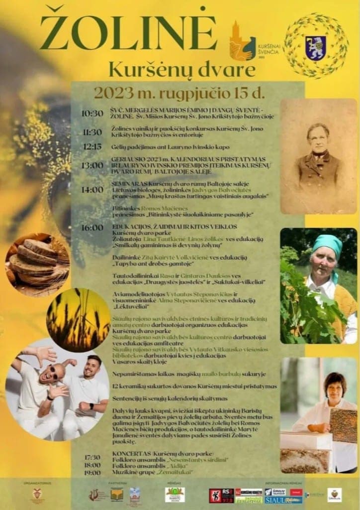 Kur švęsti Žolines Lietuvoje?