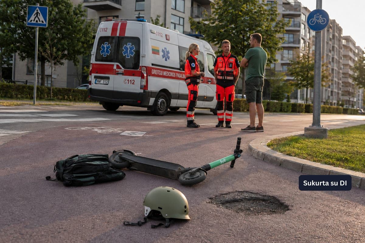 Paspirtukų sezono kaina – galvos traumos, prarasti dantys ir lūžiai: kodėl vaikai susižaloja vis sunkiau?